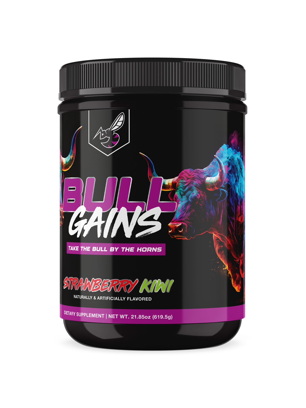 THE BUZZ! BULL GAINS Strawberry Kiwi 620grams.