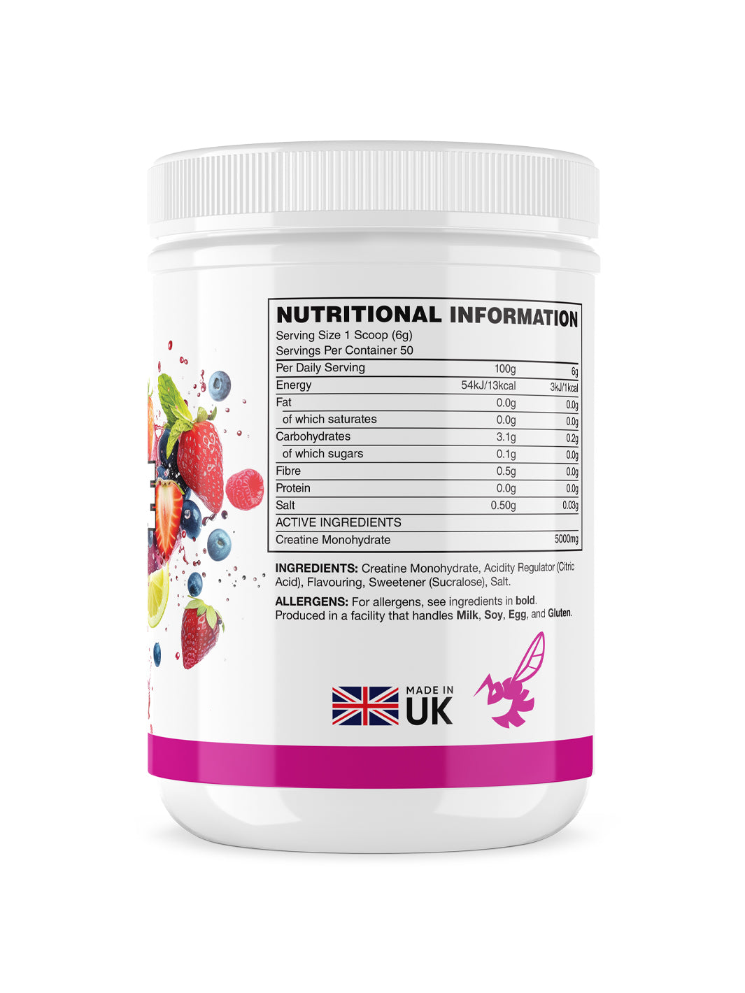 THE BUZZ! Creatine Monohydrate 300g Fruit Salad