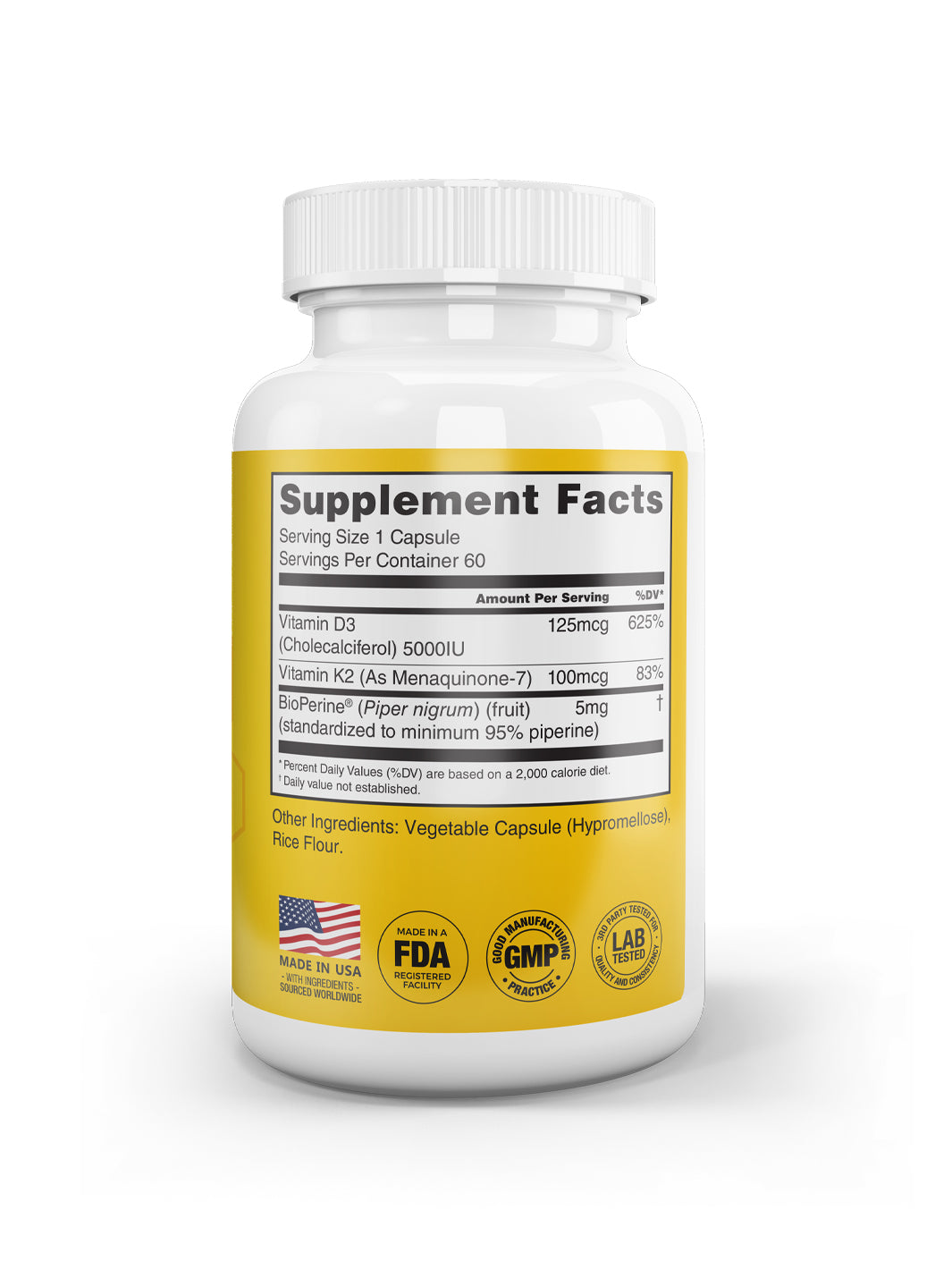 THE BUZZ! Vitamin D3 5000iu +K2 100mcg