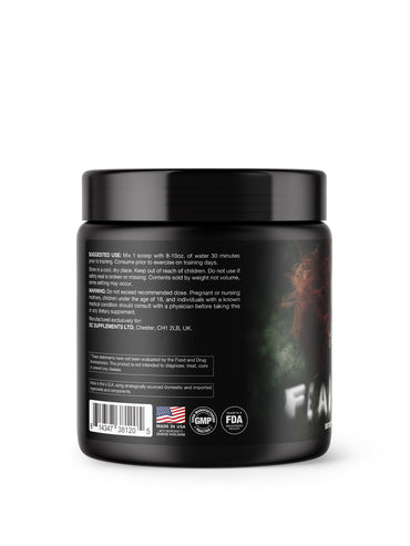 Fear Pre workout Rocket Pop 260g USA Version