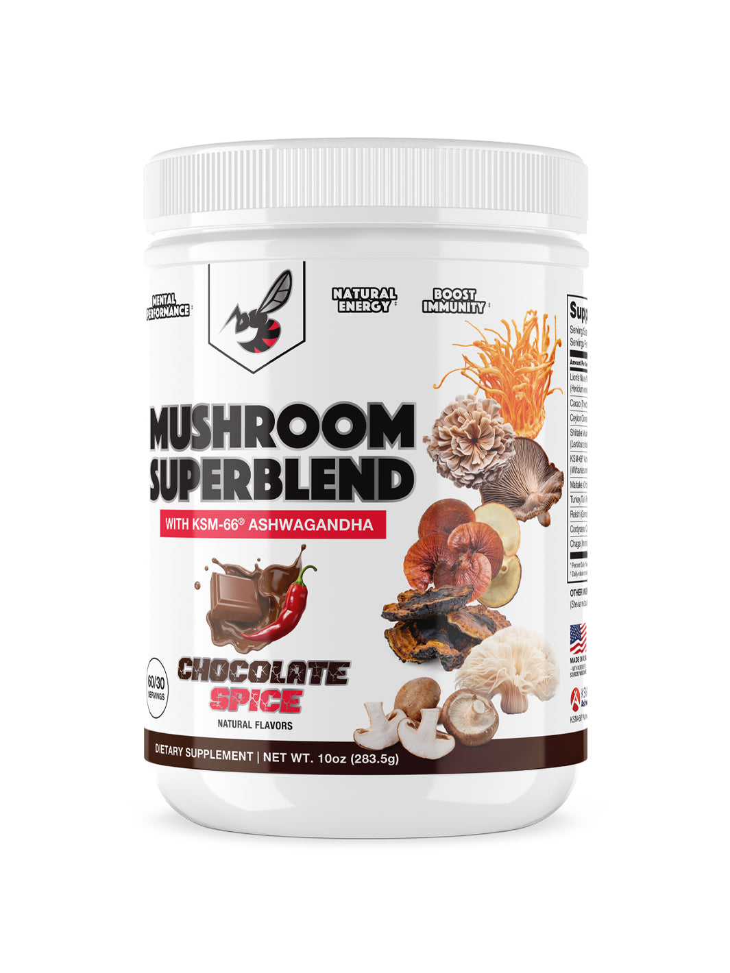 THE BUZZ! Mushroom Superblend - Chocolate Spice 283g