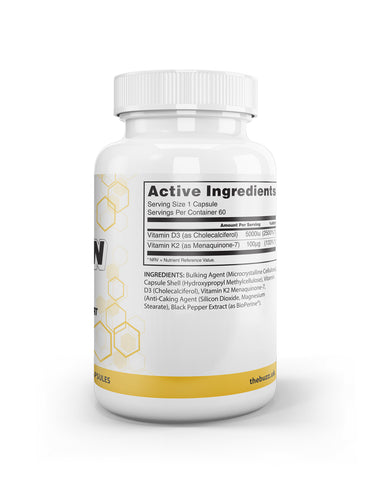 THE BUZZ! Vitamin D3 5000iu +K2 100mcg