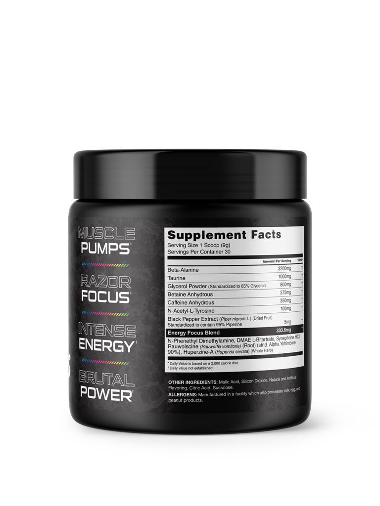 NOXIOUS Pre Workout USA Version Very Strong Pre! 30 servings