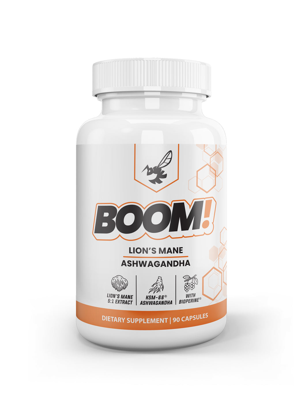 THE BUZZ! BOOM Lion’s mane + Ashwagandha KSM-66