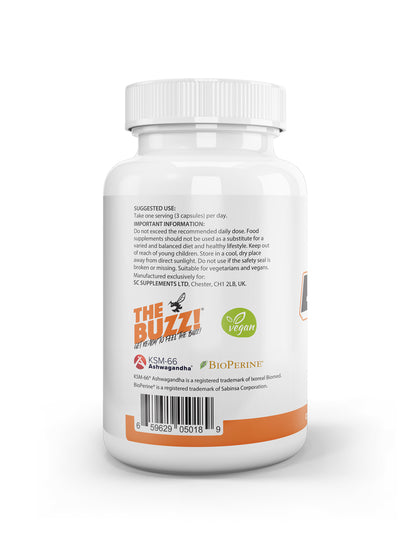 THE BUZZ! BOOM Lion’s mane + Ashwagandha KSM-66