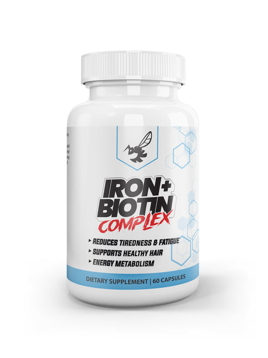 THE BUZZ! Iron + Biotin Complex Iron, Zinc, Biotin & Vitamin D3