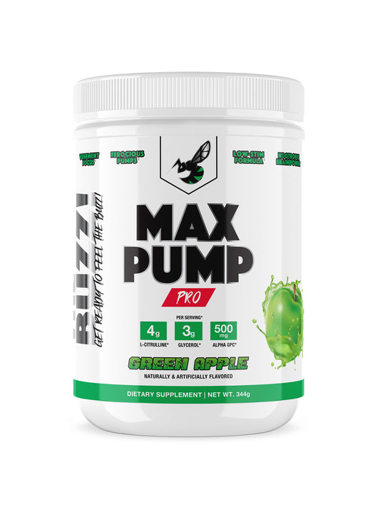 The Buzz! Max Pump Green Apple 344g